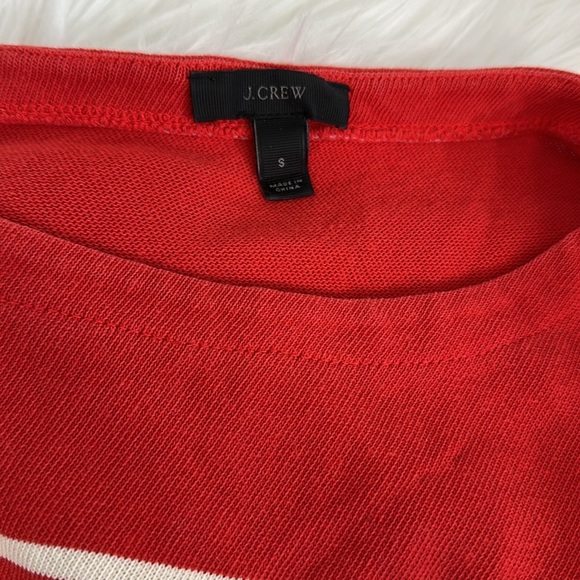 J. Crew Boatneck Mini Dress in Red & White Stripe - Picture 4 of 4